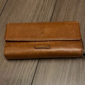 Fossil Brown Leather Women's Wallet